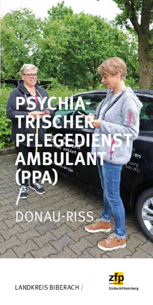 Folder Psychiatrischer Pflegedienst Ambulant Donau-Riss