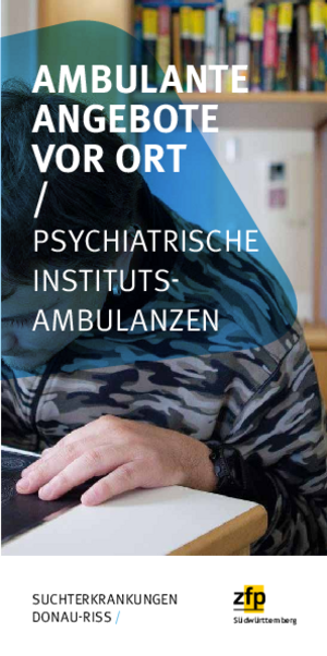 Ambulanz Suchterkrankungen Donau-Riss Flyer