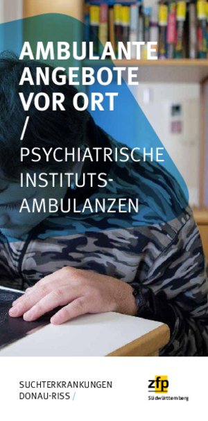 Ambulanz Suchterkrankungen Donau-Riss Flyer