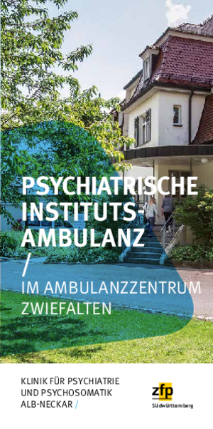 Psychiatrische Ambulanz Zwiefalten Flyer