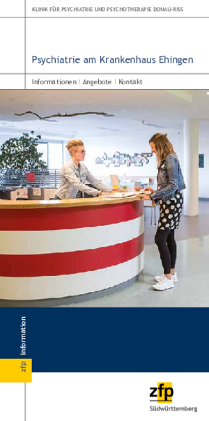 Abteilung Allgemeinpsychiatrie Ehingen Flyer