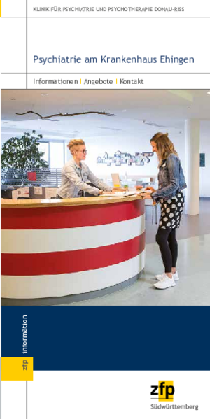 Abteilung Allgemeinpsychiatrie Ehingen Flyer