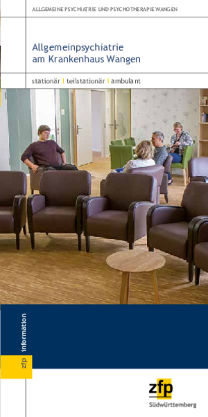 Abteilung Allgemeinpsychiatrie Wangen Flyer