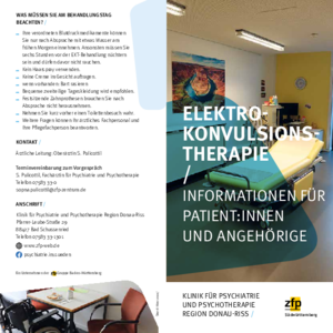 Folder Elektrokonvulsionstherapie Donau-Riss