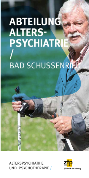 Abteilung Alterspsychiatrie Bad Schussenried Flyer