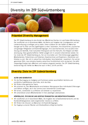 Erklärung Diversity