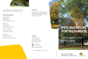 Aktuelles Programm Psychiatrische Fortbildungen Aktuelles Programm Psychiatrische Fortbildungen