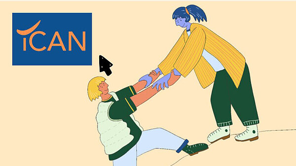 iCAN soll 13- bis 25-jährigen Menschen mit Depressionen helfen, nach einer Klinikbehandlung gut in den Alltag zurückzukehren.