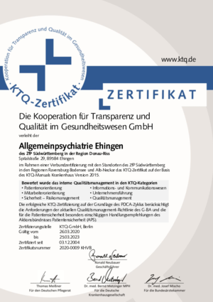 Allgemeinpsychiatrie Ehingen