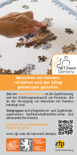 Flyer Netzwerk Demenz