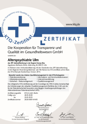 Alterspsychiatrie Ulm