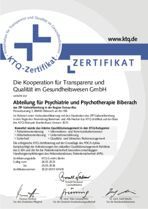 Abteilung für Psychiatrie und Psychotherapie Biberach