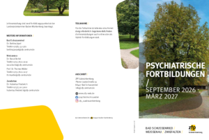Programm Psychiatrische Fortbildungen Winter 26/27