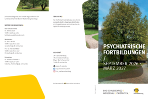 Programm Psychiatrische Fortbildungen Winter 26/27
